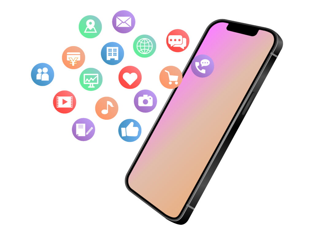 スマホ色んなアプリケーションイメージ 3
