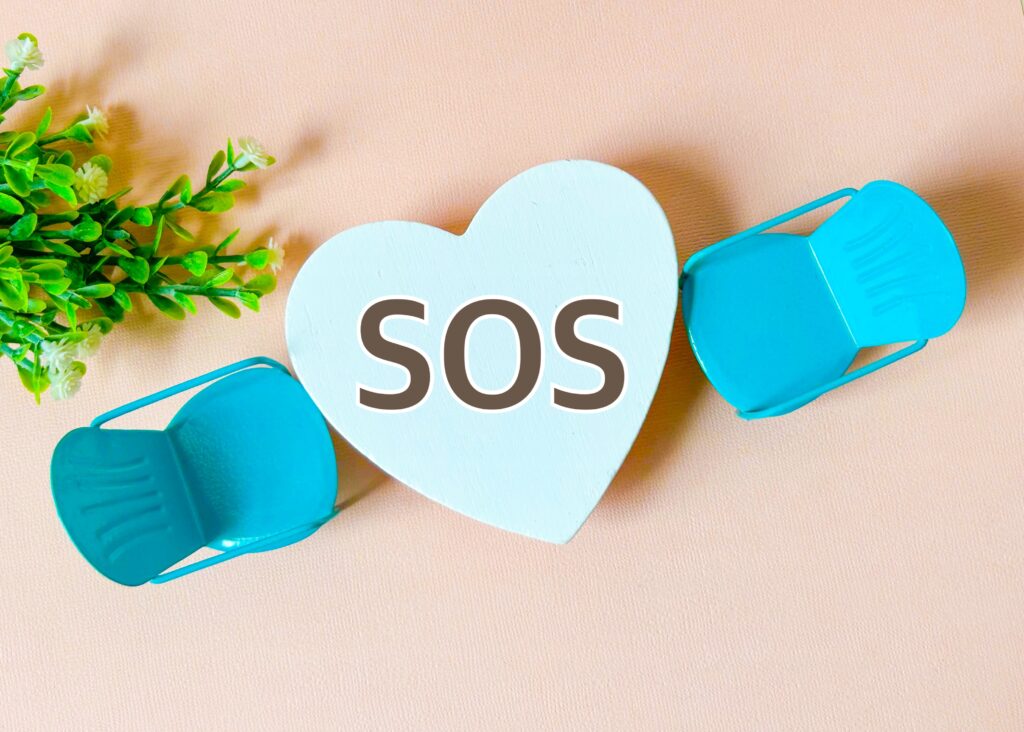 ハートとSOS