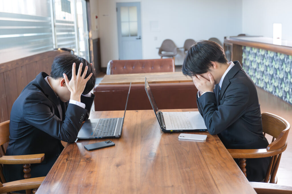 悩めるビジネスマン達