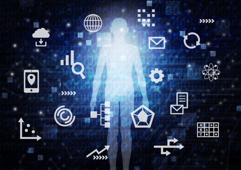 AIとビジネスアイコン