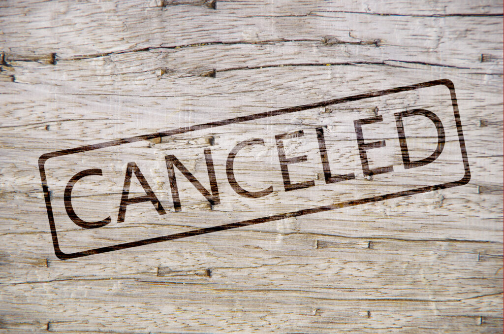 キャンセル イメージ(古木)