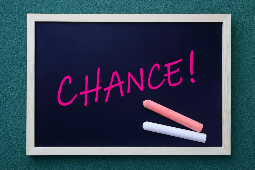 チャンスを掴む