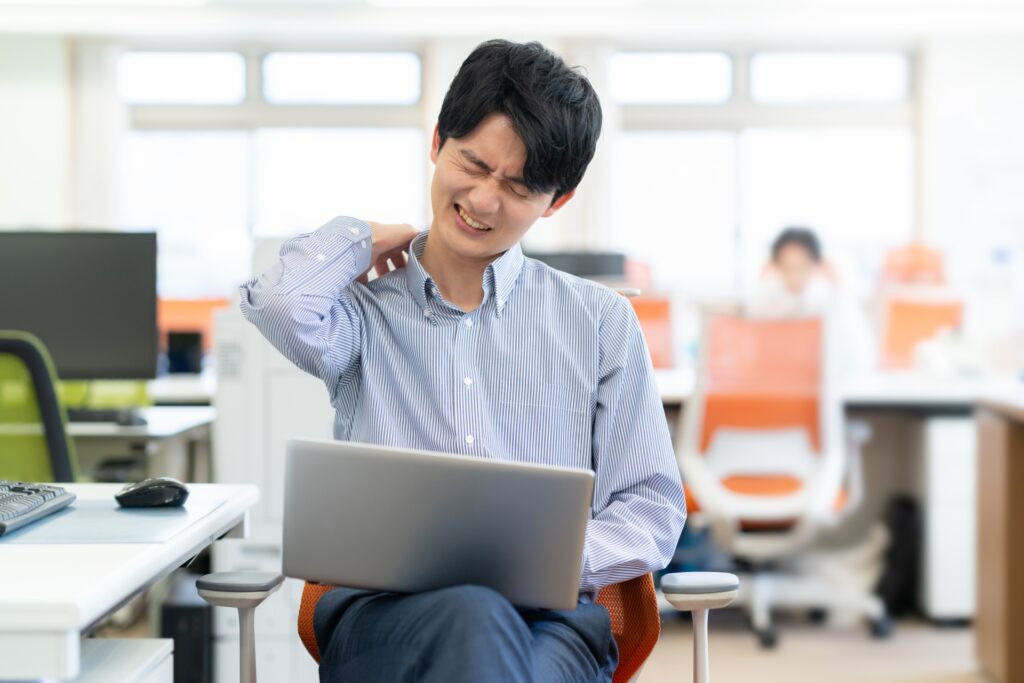 疲れが出る男性