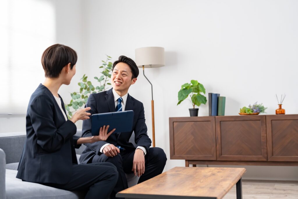 商談をする人