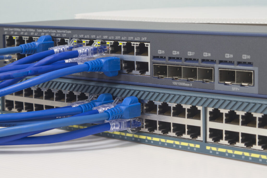 2台のネットワーク装置