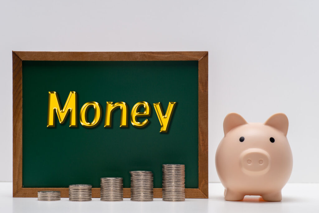 貯金が増えていくイメージ