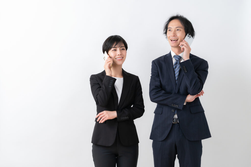 男女のビジネスマン