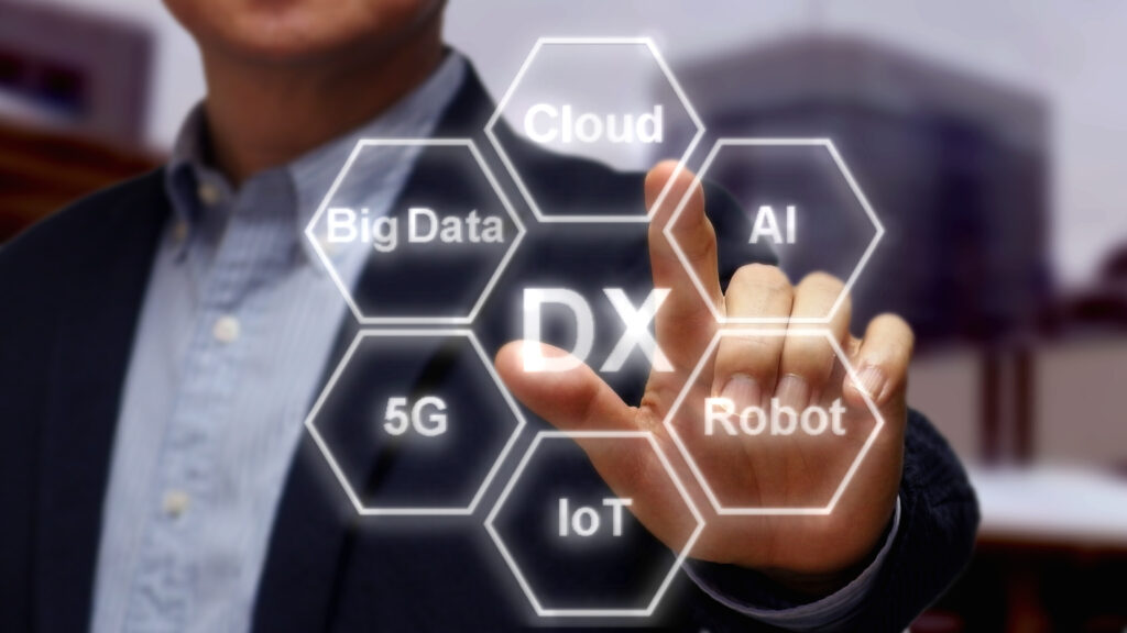 DX(デジタルトランスフォーメーション)のイメージ