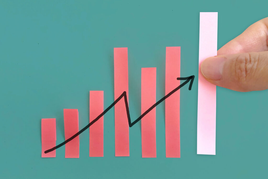 グラフに新記録を追加