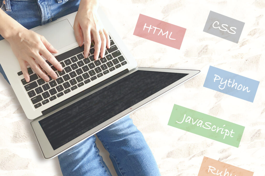 ビーチでプログラミング