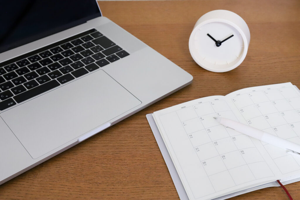 パソコンと手帳