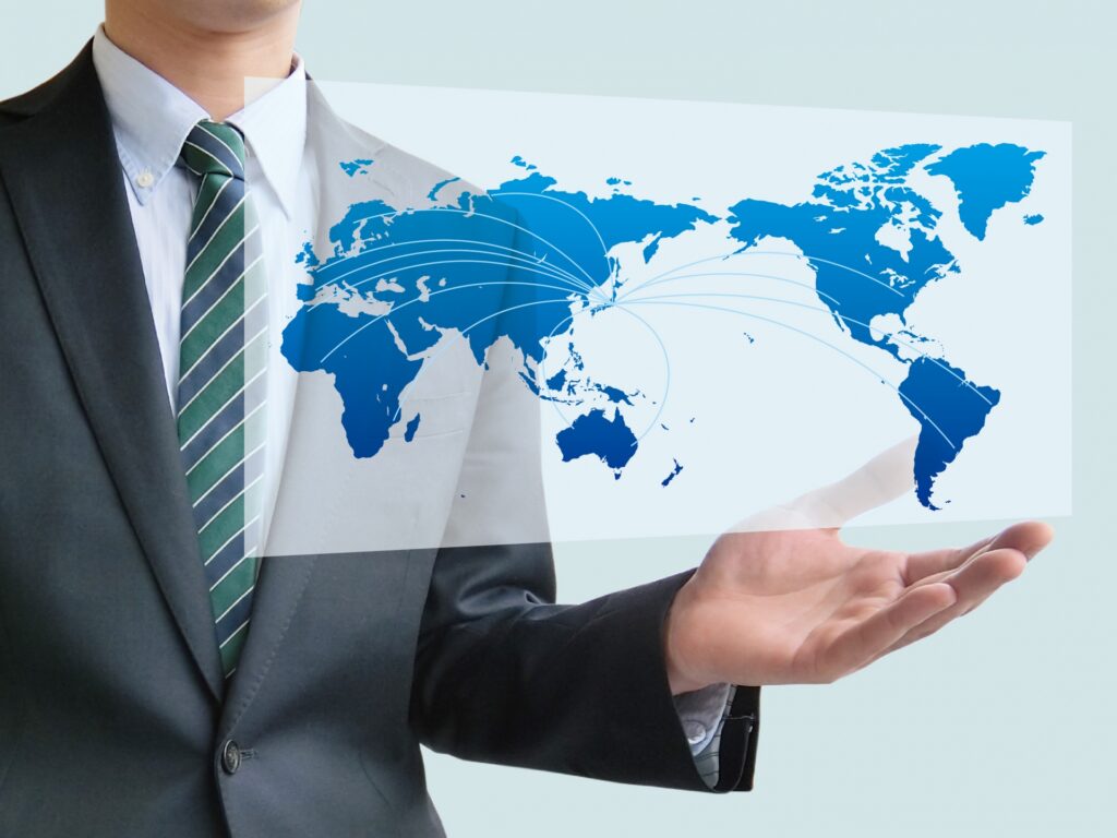 グローバルビジネスとビジネスマン