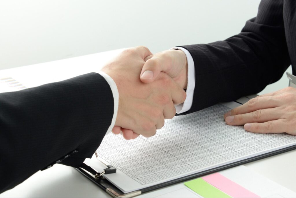 ビジネスイメージ―契約成立