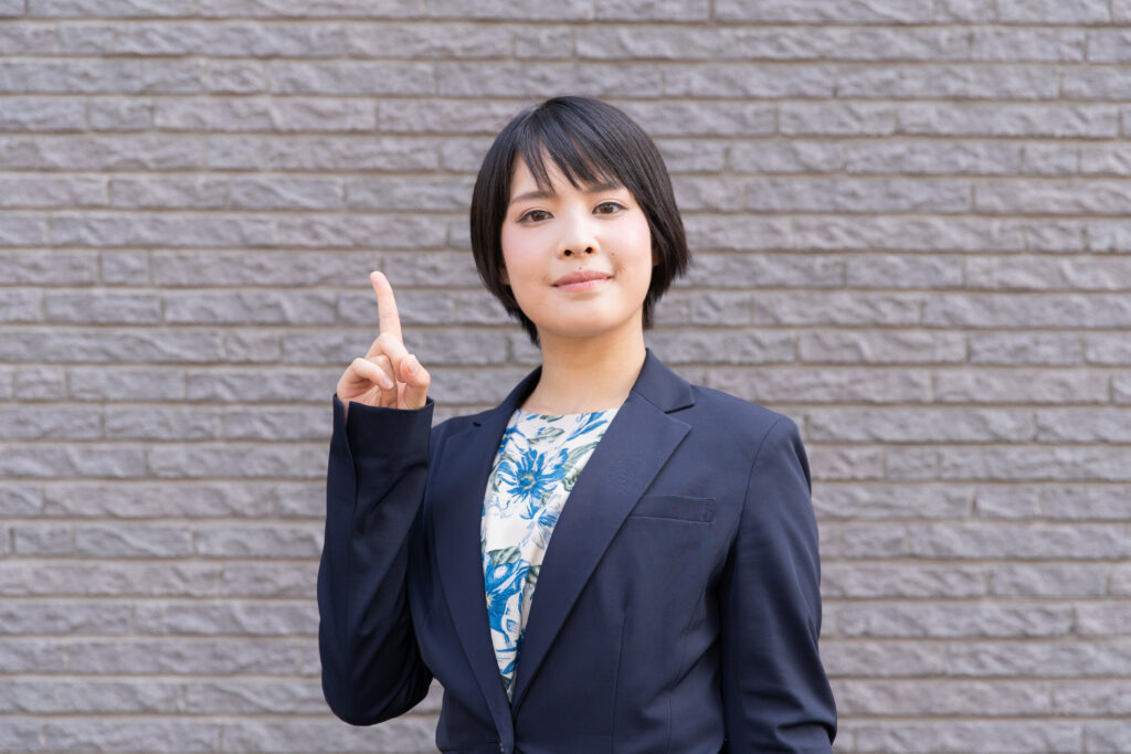 若手ビジネスウーマンのポートレート