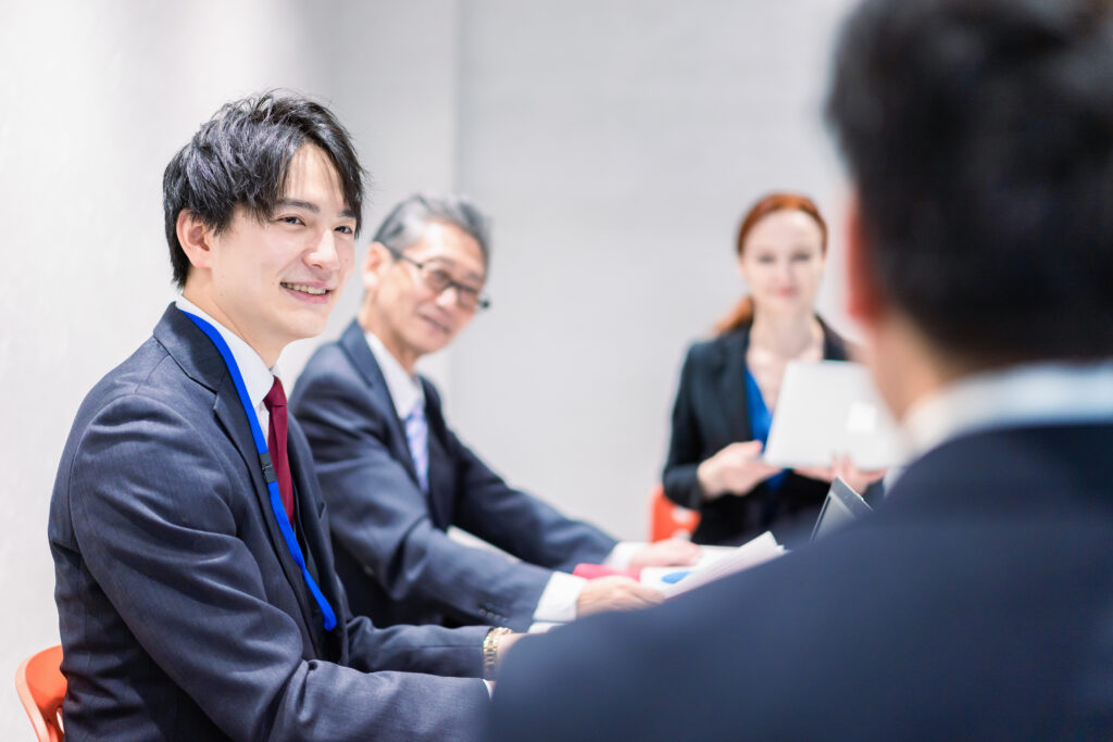 外資系企業で働くビジネスパーソン