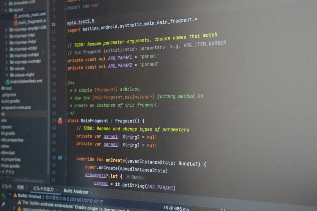 プログラミング画面