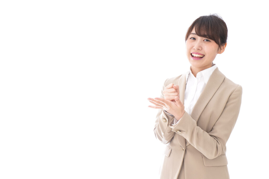 ひらめくビジネスマン