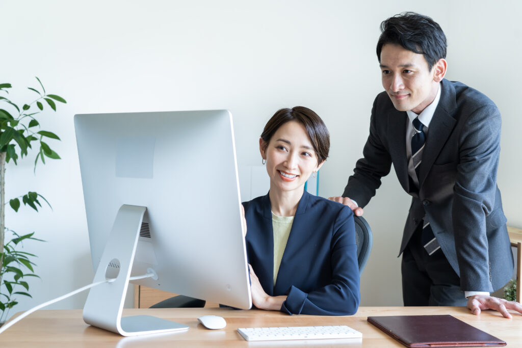 ビジネスマン二人のポートレート