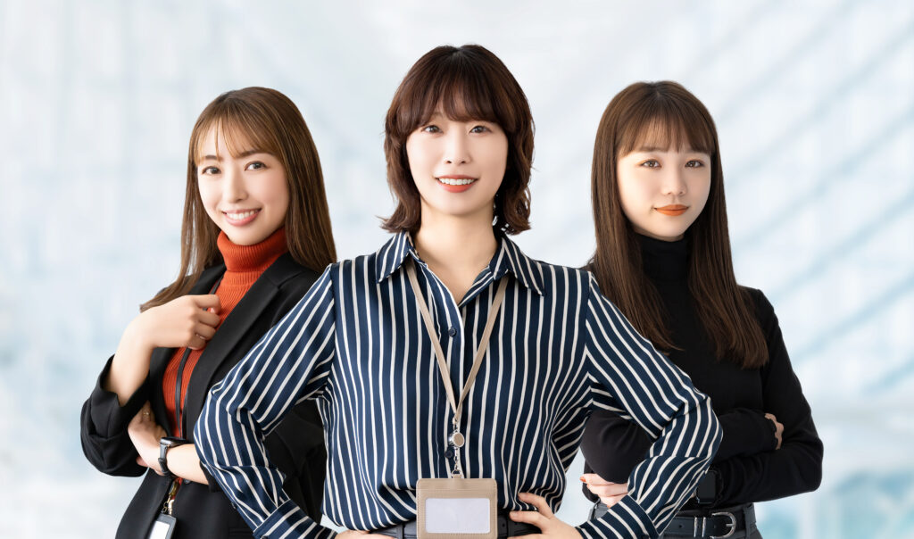 3人の女性・ビジネスウーマン
