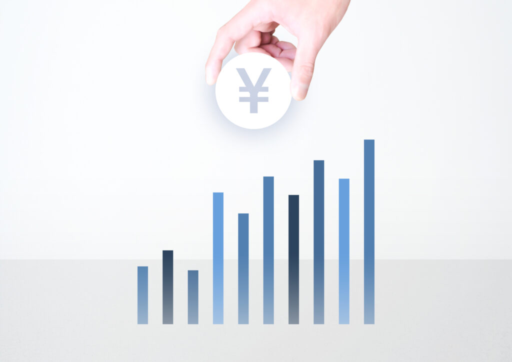 お金とグラフ 株価