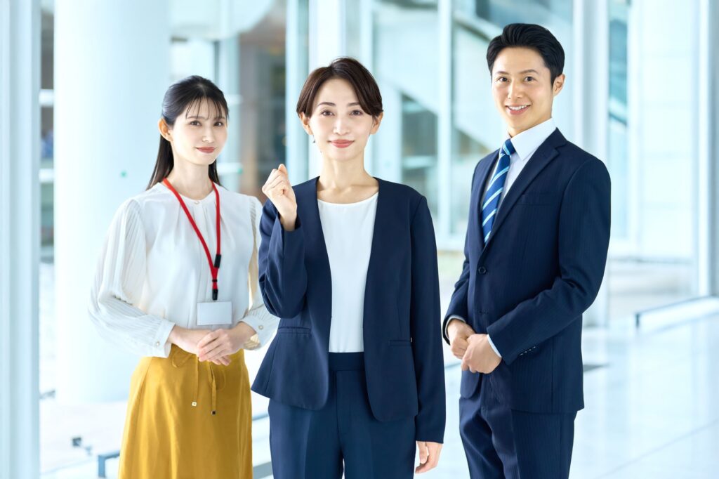 ビジネスマン　チームワーク