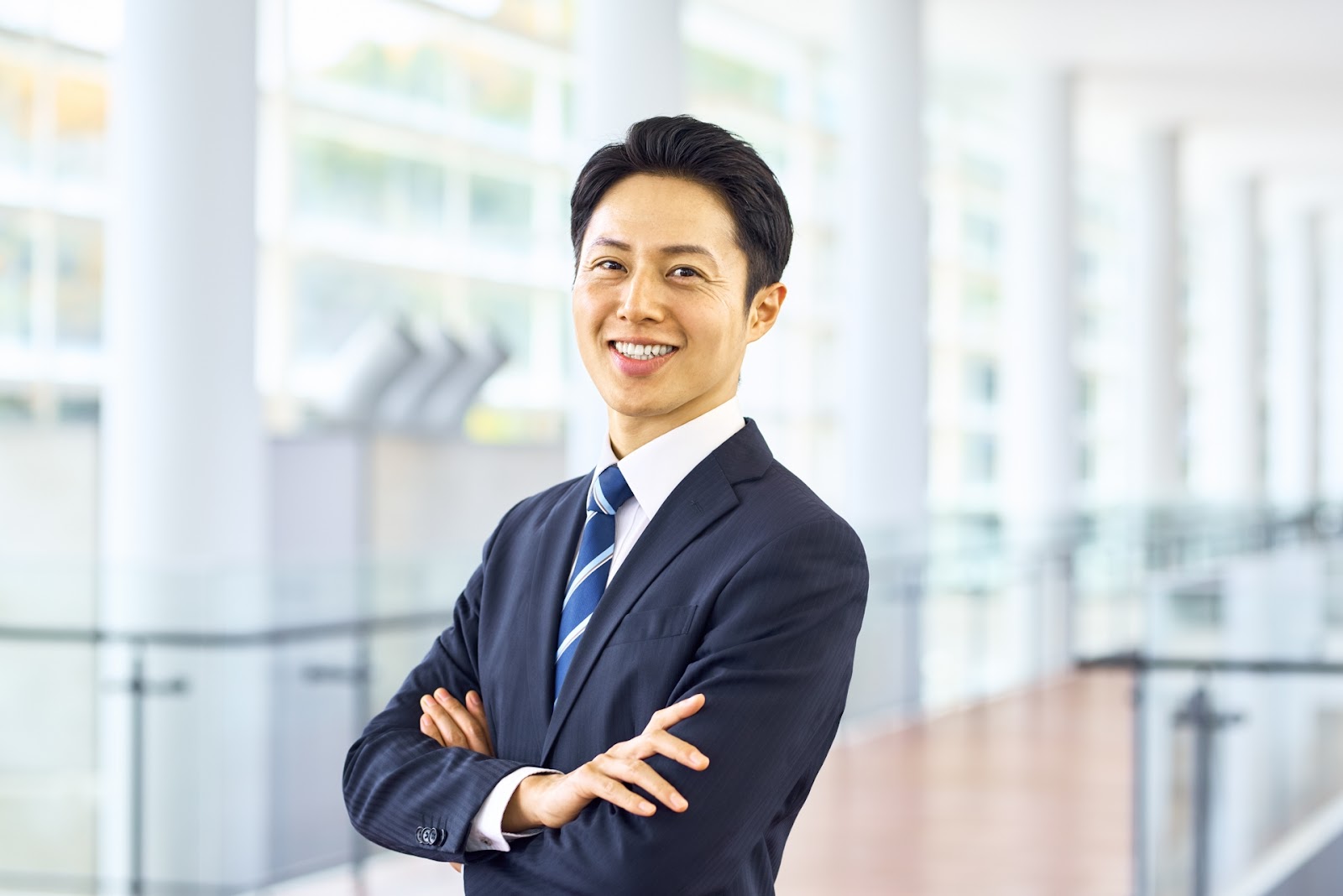 自信満々の会社員