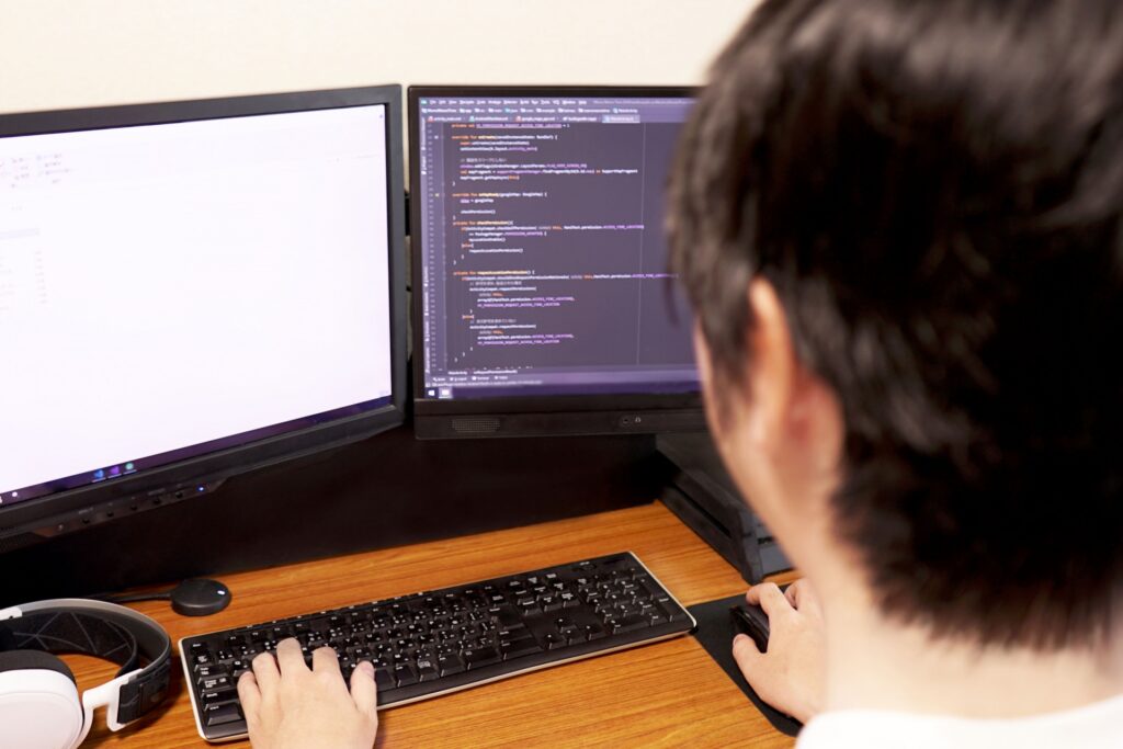 人物　リモートワーク