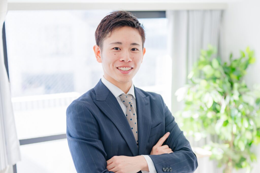 笑顔のビジネスマン