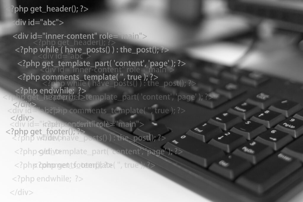 Webコーディング 白黒