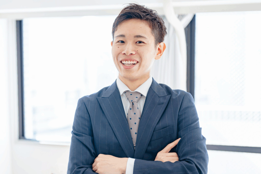 元気な若い男性社員