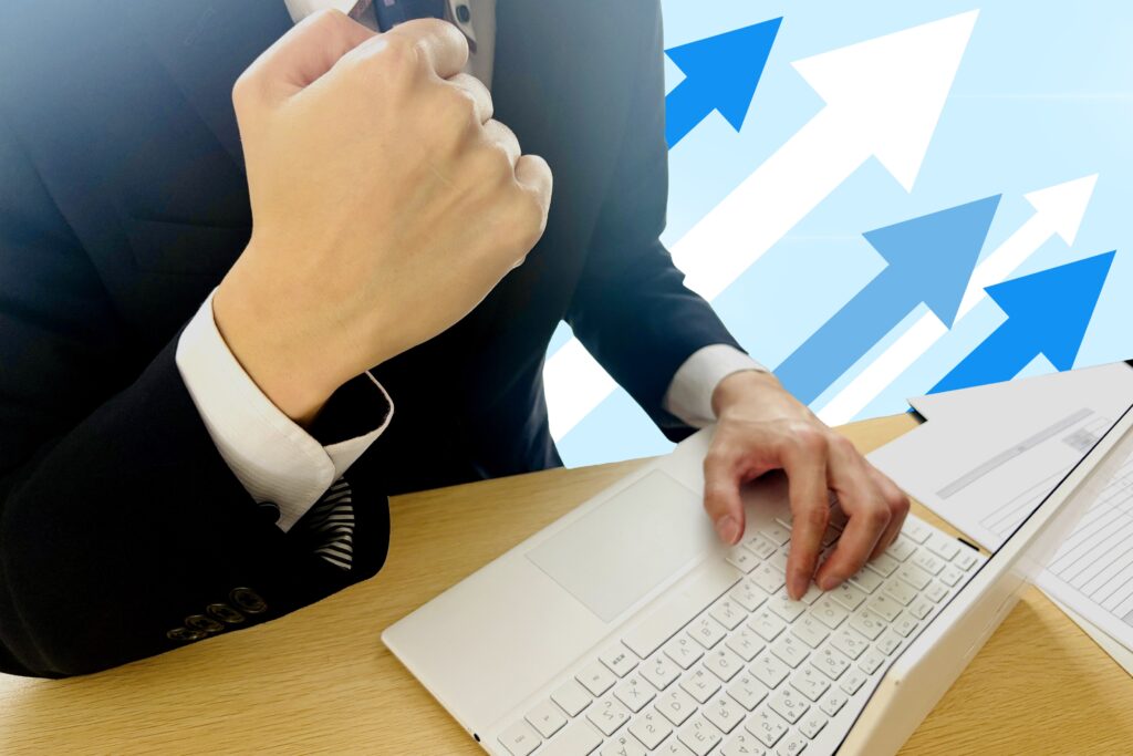 ビジネスマンの拳