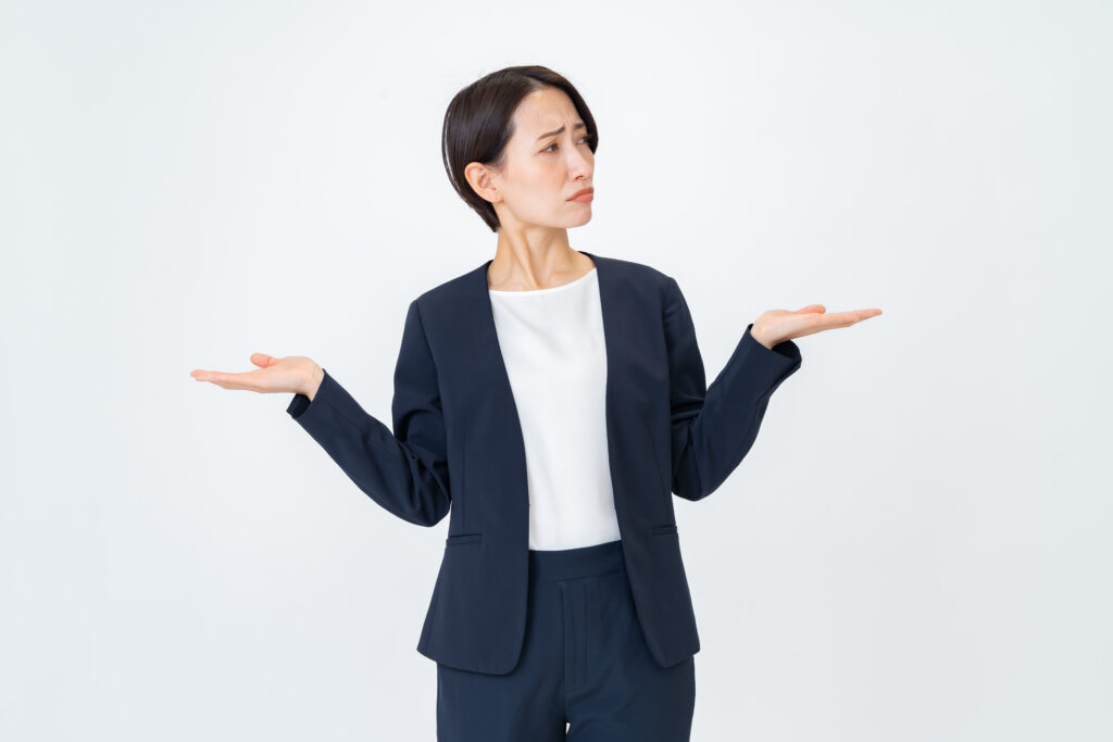 選択をする女性