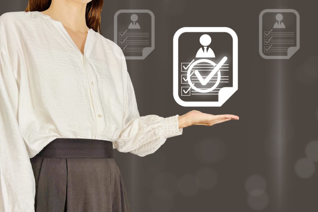 採用・求人・マッチングのイメージと女性