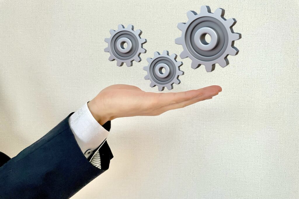 ビジネス デバイスのイメージ 社会の歯車